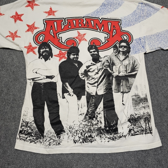 Vintage Alabama Band T Shirt Men’s XL Country Rock Music 1992 Belton USA RARE - Picture 8 of 16